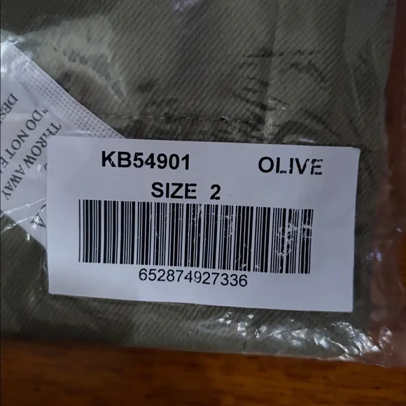 NEW KUT FROM THE KLOTH kiera high rise barrel jean in olive - Picture 5 of 7